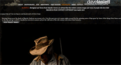 Desktop Screenshot of davelaslett.com